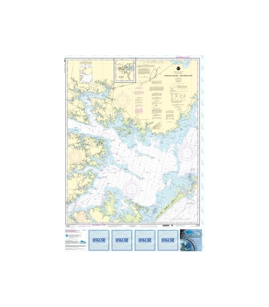 Large Pamlico Sound Depth Map Submerged Aquatic Vegetation In The