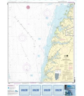 NOAA Chart 12226 Chesapeake Bay Wolf Trap to Pungoteague Creek
