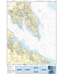 NOAA Chart 12233 Potomac River Chesapeake Bay to Piney Point