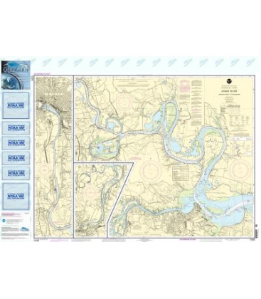 OceanGrafix NOAA Nautical Charts 12252 James River Jordan Point to Richmond