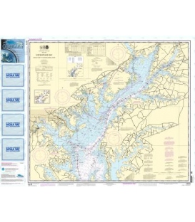 NOAA Chart 12273 Chesapeake Bay Sandy Point to Susquehanna River