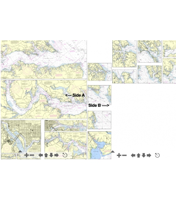 NOAA Chart 12285 Potomac River - District of Columbia