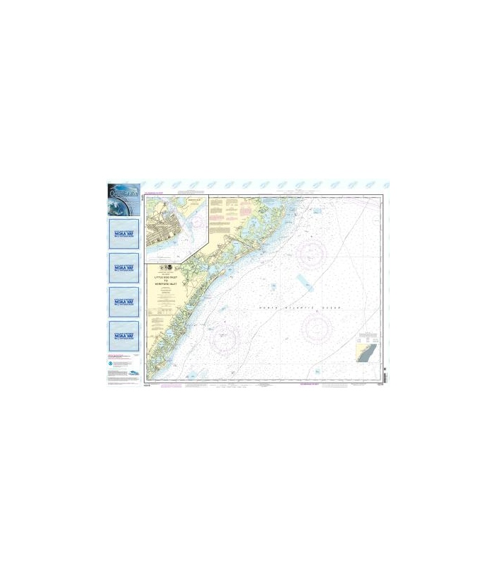 OceanGrafix NOAA Nautical Charts 12318 Little Egg Inlet to Hereford