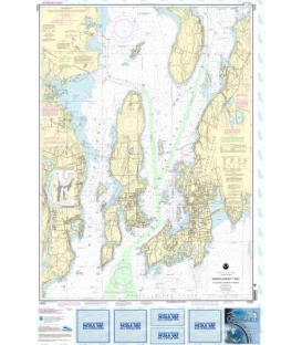 NOAA Chart 13223 Narragansett Bay, Including Newport Harbor