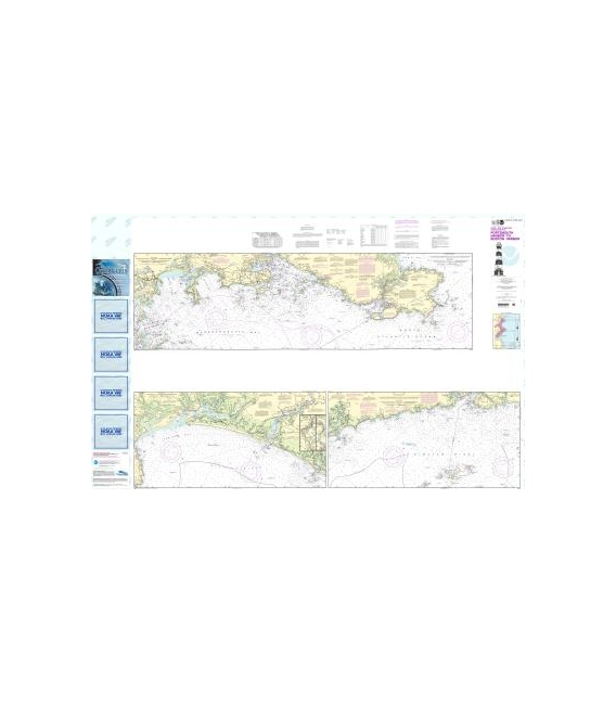 NOAA Chart 13274 Portsmouth Harbor to Boston Harbor - Merrimack River Extension