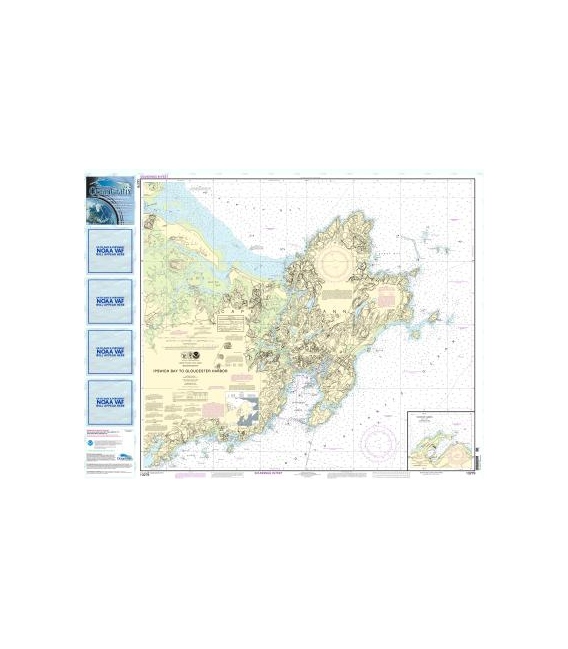 NOAA Chart 13279 Ipswich Bay to Gloucester Harbor - Rockport Harbor