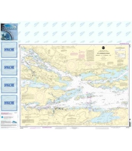 NOAA Chart 14772 Ironsides l., N.Y., to Bingham l., Ont.