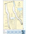 NOAA Chart 14791 Cayuga and Seneca Lakes - Watkins Glen - Ithaca