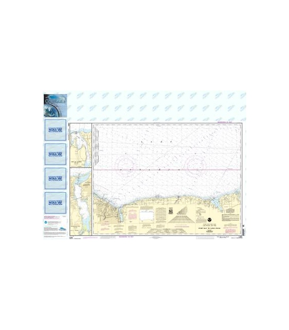 NOAA Chart 14804 Port Bay to Long Pond - Port Bay Harbor - Irondequoit Bay