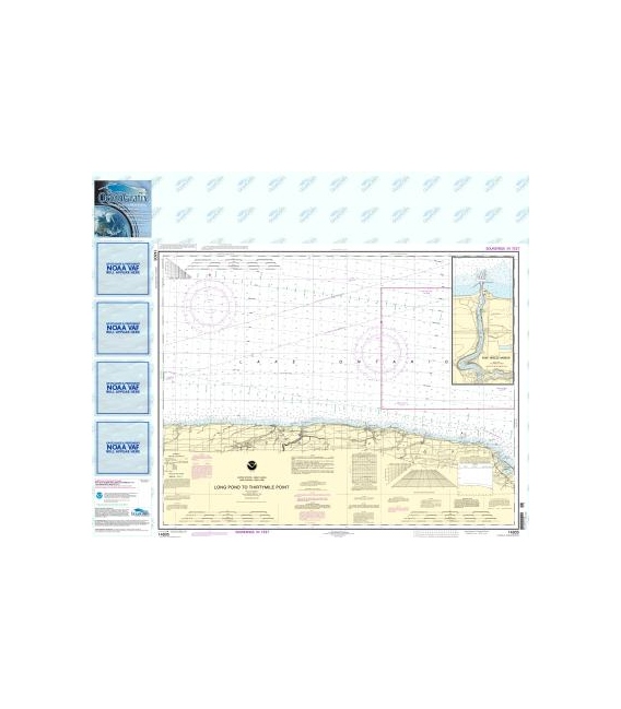 NOAA Chart 14805 Long Pond to Thirtymile Point - Point Breeze Harbor