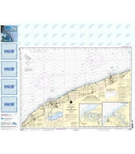 NOAA Chart 14825 Ashtabula to Chagrin River - Mentor Harbor - Chagrin River