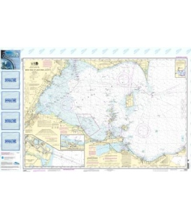 NOAA Chart 14830 West End of Lake Erie - Port Clinton Harbor - Monroe Harbor - Lorain to Detriot River - Vermilion