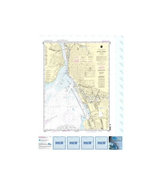NOAA Chart 14833 Buffalo Harbor