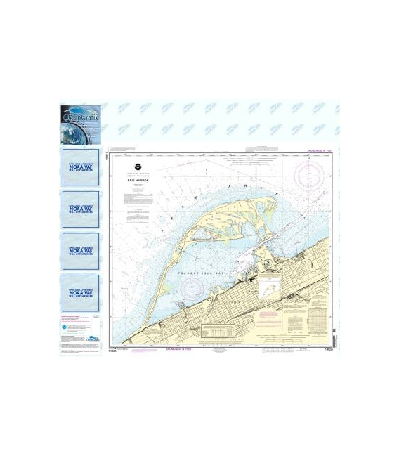 NOAA Chart 14835 Erie Harbor