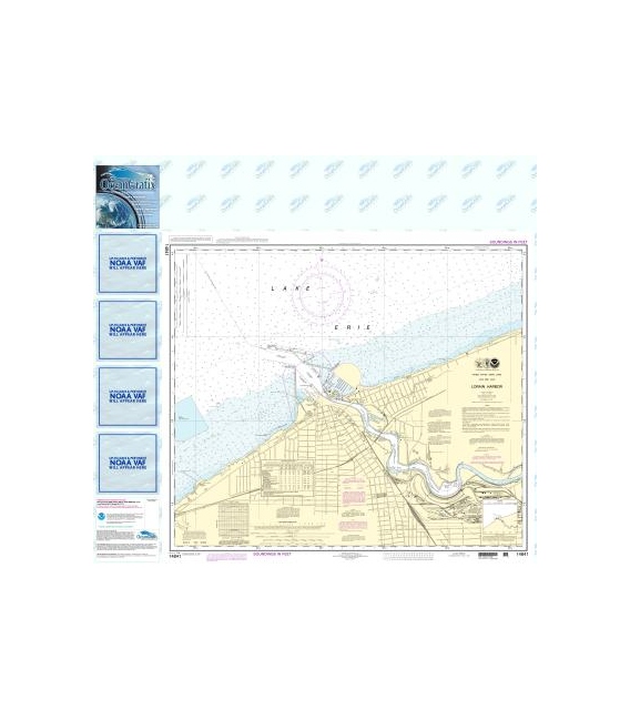 NOAA Chart 14841 Lorain Harbor