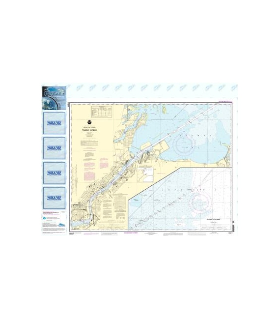 NOAA Chart 14847 Toledo Harbor - Entrance Channel to Harbor