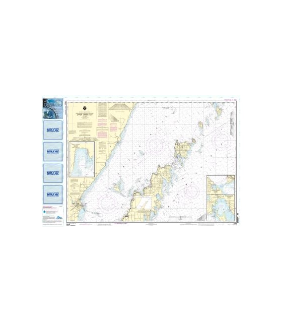 NOAA Chart 14909 Upper Green Bay - Jackson Harbor and Detroit Harbor - Detroit Harbor - Jackson Harbor - Baileys Harbor