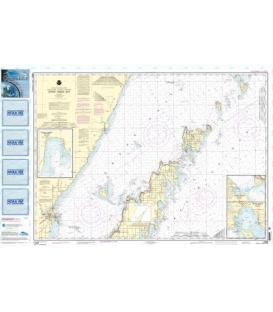NOAA Chart 14909 Upper Green Bay - Jackson Harbor and Detroit Harbor - Detroit Harbor - Jackson Harbor - Baileys Harbor