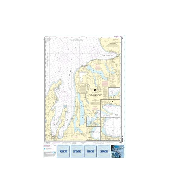 OceanGrafix NOAA Nautical Charts 14919 Sturgeon Bay and Canal