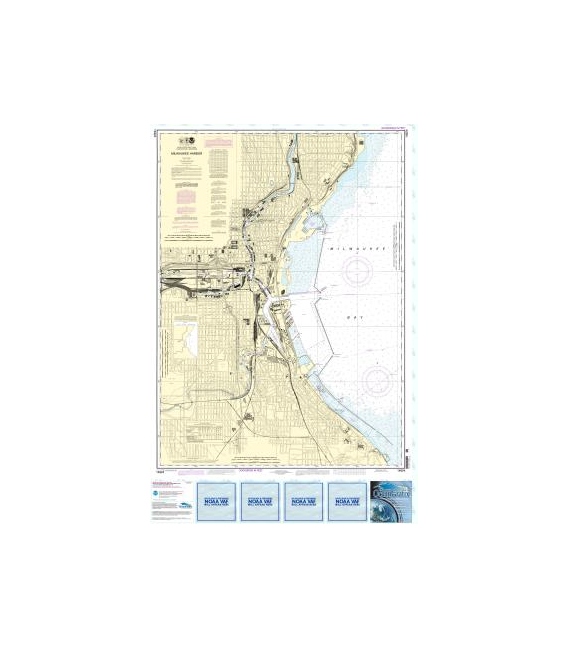 NOAA Chart 14924 Milwaukee Harbor