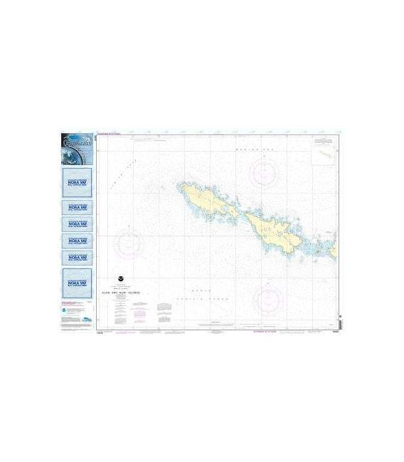 NOAA Chart 16435 Semichi Islands Alaid and Nizki Islands