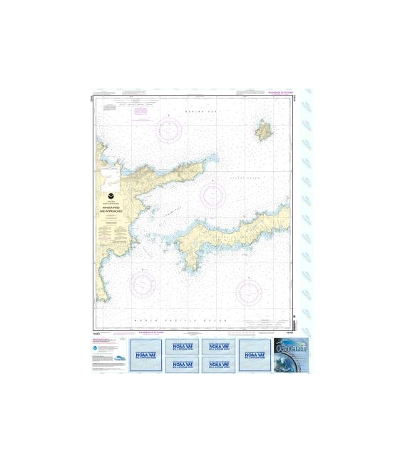 NOAA Chart 16463 Kanaga Pass and approaches