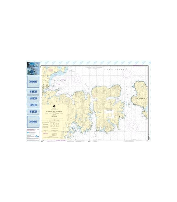 NOAA Chart 16475 Kuluk Bay and approaches, including Little Tanaga and Kagalaska Strs.