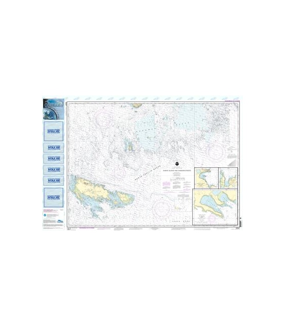 NOAA Chart 16547 Sanak Island and Sandman Reefs - Northeast Harbor - Peterson and Salmon Bays - Sanak Harbor