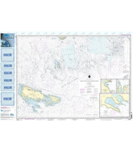 NOAA Chart 16547 Sanak Island and Sandman Reefs - Northeast Harbor - Peterson and Salmon Bays - Sanak Harbor