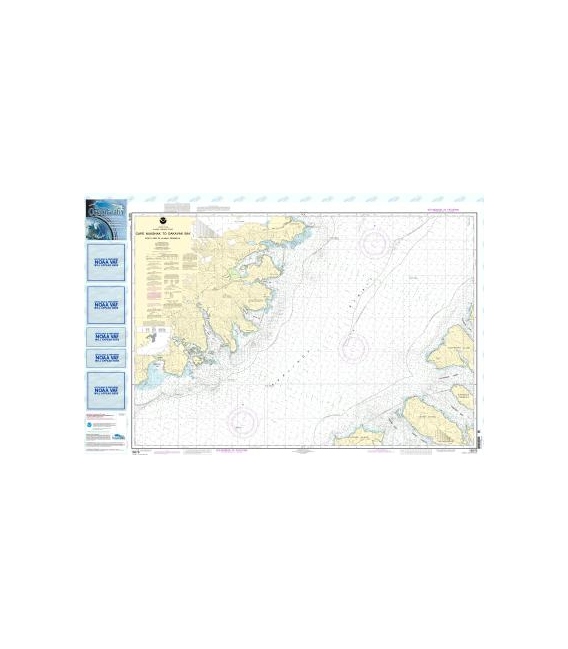 NOAA Chart 16576 Shelikof Strait-Cape Nukshak to Dakavak Bay