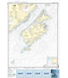 NOAA Chart 16580 Kodiak Island - Southwest Anchorage, Chirikof Island