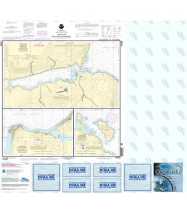 NOAA Chart 16599 Bays and Anchorages, Kodiak Island Karluk Anchorage - Larsen Bay - Uyak Anchorage