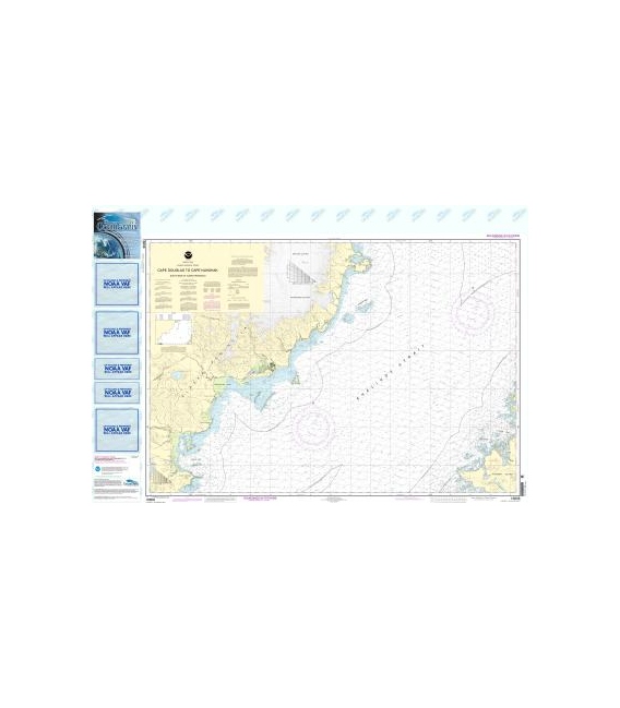 NOAA Chart 16608 Shelikof Strait-Cape Douglas to Cape Nukshak