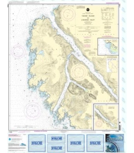 NOAA Chart 17303 Yakobi Island and Lisianski Inlet - Pelican Harbor