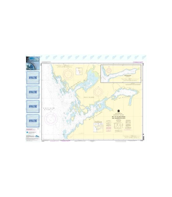 NOAA Chart 17370 Bay of Pillars and Rowan Bay, Chatham Strait - Washington Bay, Chatham Strait