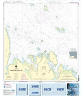 NOAA Chart 17401 Lake Bay and approaches, Clarence Str.