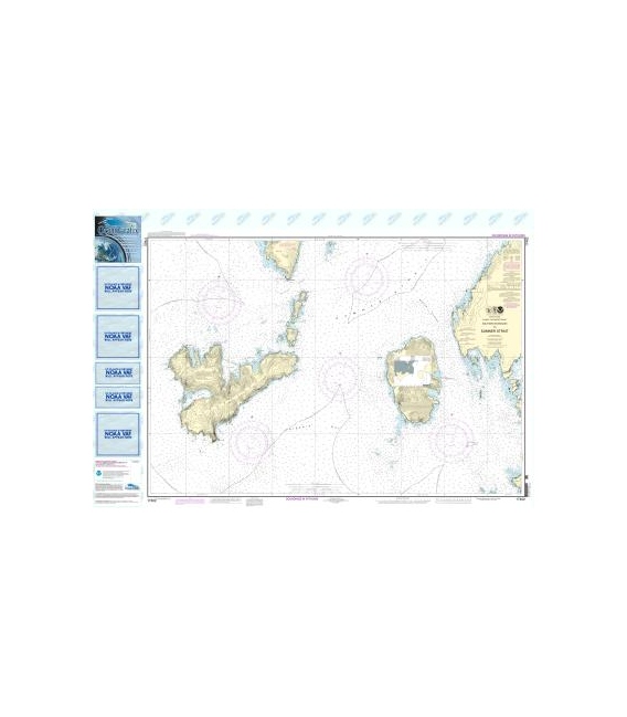 NOAA Chart 17402 Southern Entrances to Sumner Strait