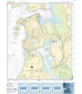 NOAA Chart 18427 Anacortes to Skagit Bay
