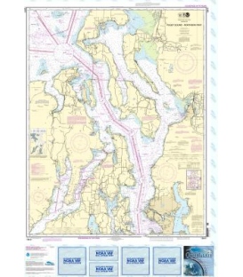 NOAA Chart 18441 Puget Sound-northern part