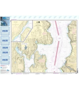 NOAA Chart 18446 Puget Sound-Apple Cove Point to Keyport - Agate Passage