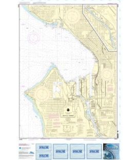 NOAA Chart 18450 Seattle Harbor, Elliot Bay and Duwamish Waterway