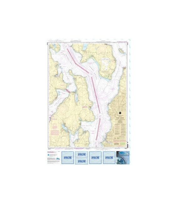 NOAA Chart 18473 Puget Sound-Oak Bay to Shilshole Bay
