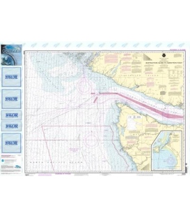 NOAA Chart 18480 Approaches to Strait of Juan de Fuca Destruction lsland to Amphitrite Point