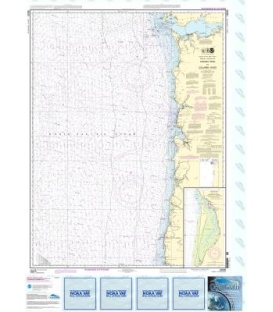 NOAA Chart 18520 Yaquina Head to Columbia River - Netarts Bay