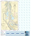 NOAA Chart 18525 Columbia River Saint Helens to Vancouver
