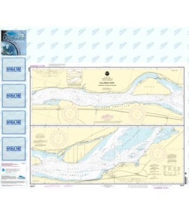 NOAA Chart 18537 Columbia River Alderdale to Blalock Islands