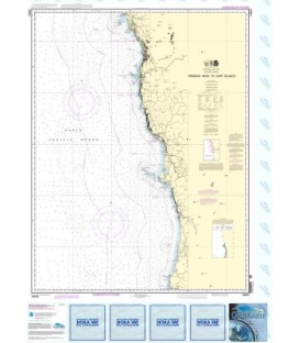 NOAA Chart 18600 Trinidad Head to Cape Blanco
