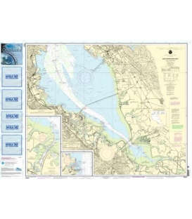NOAA Chart 18651 San Francisco Bay-southern part - Redwood Creek. - Oyster Point