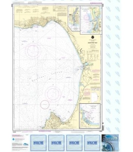 NOAA Chart 18685 Monterey Bay - Monterey Harbor - Moss Landing Harbor - Santa Cruz Small Craft Harbor