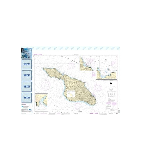 NOAA Chart 18757 Santa Catalina Island - Avalon Bay - Catalina Harbor - Isthmus Cove